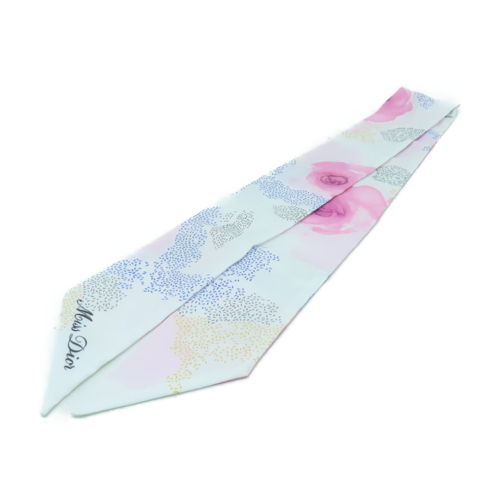 Dior 【激減優惠】聚酯纖維Scarf圍巾白色/粉紅色
