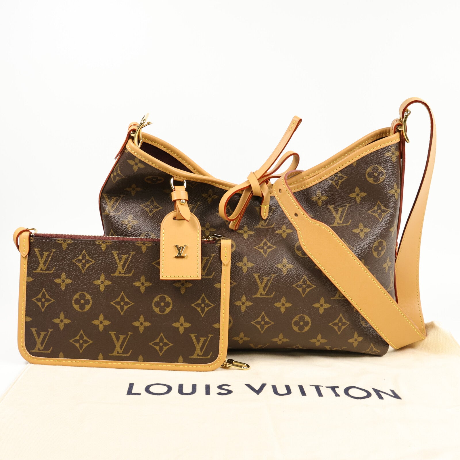 LOUIS VUITTON Monogram CarryAll PM肩背袋