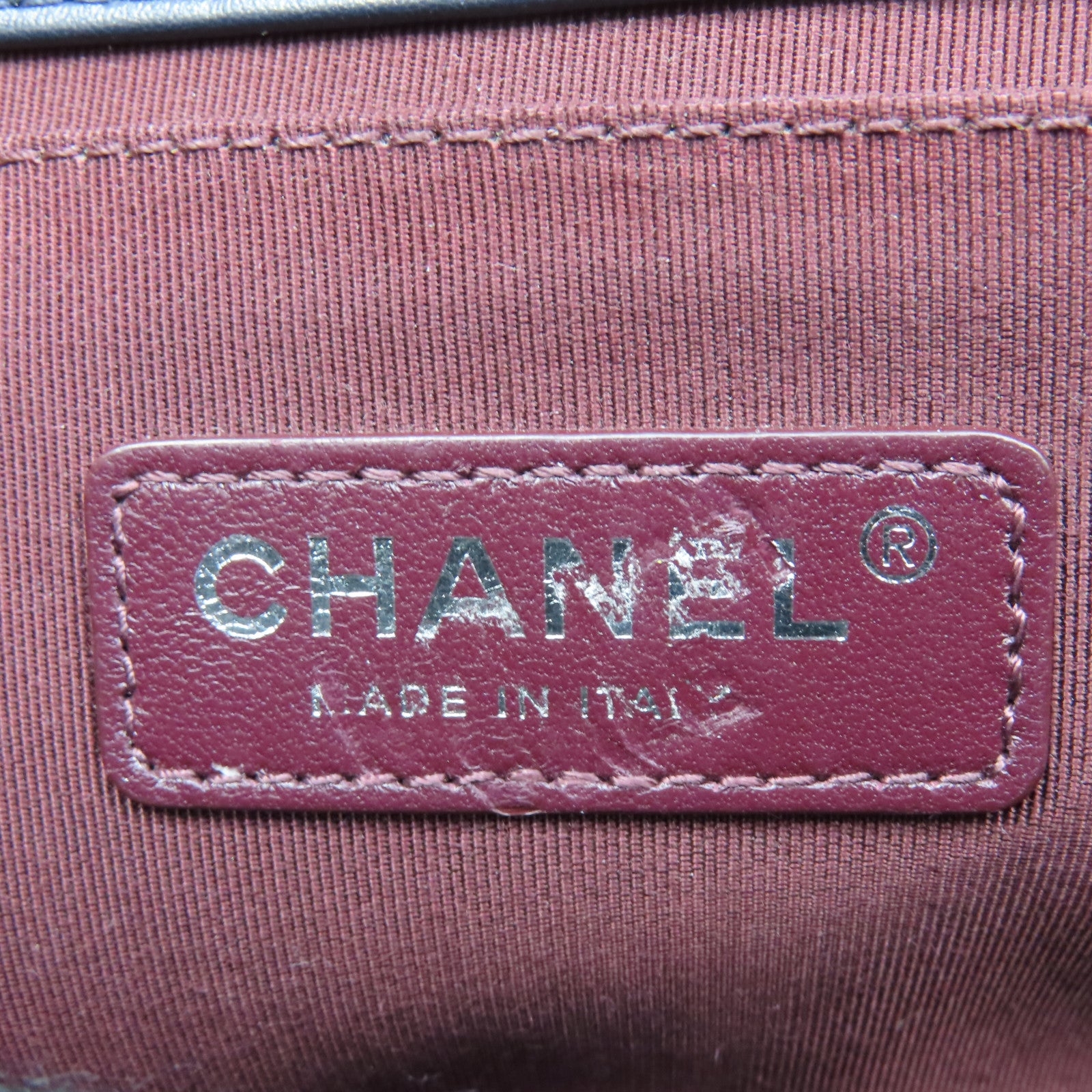 CHANEL 【清倉大減價】牛皮皮革Boy Chanel銀扣鏈帶肩背袋黑色藍色