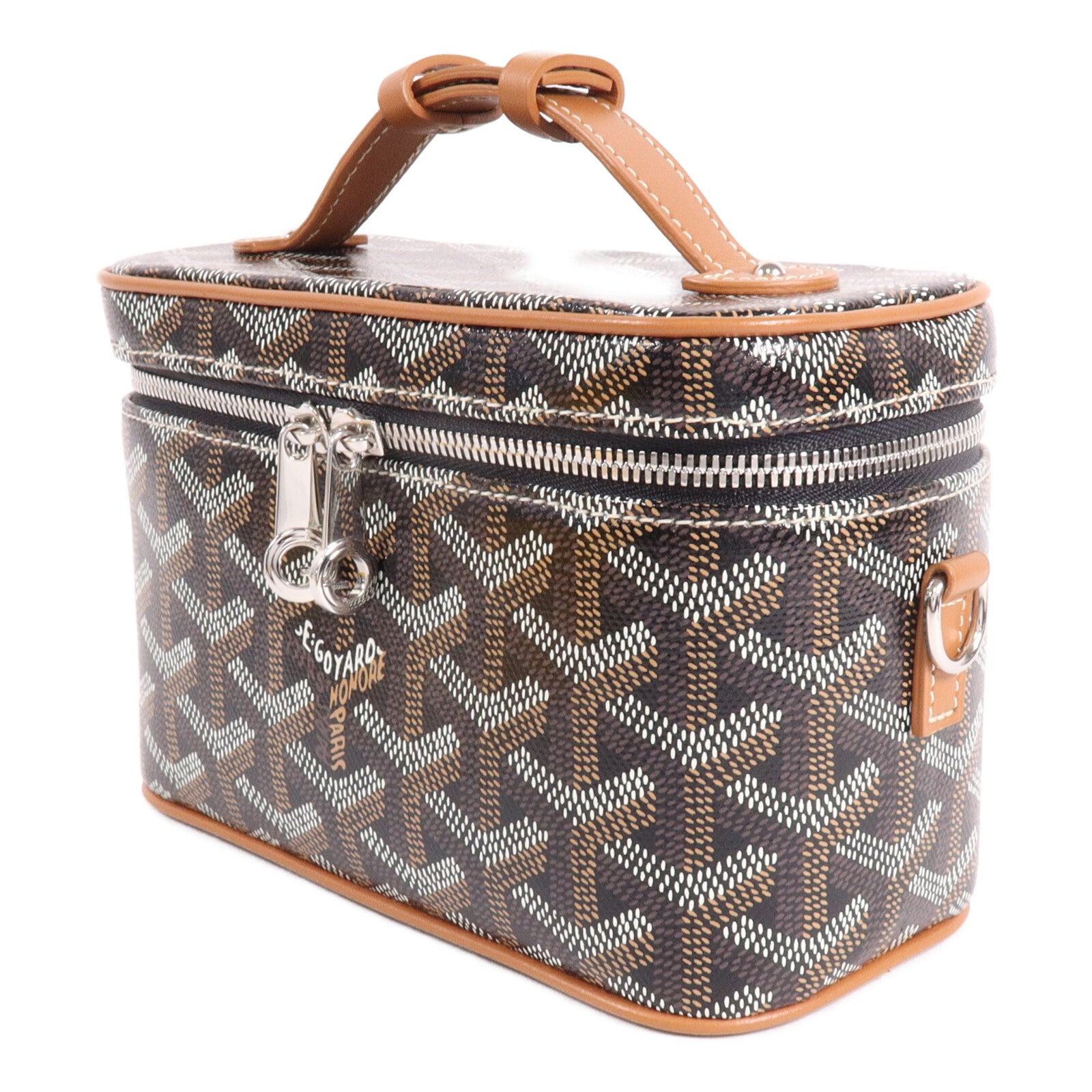 GOYARD 塗層帆布Mini Vanity Case手挽肩背兩用袋