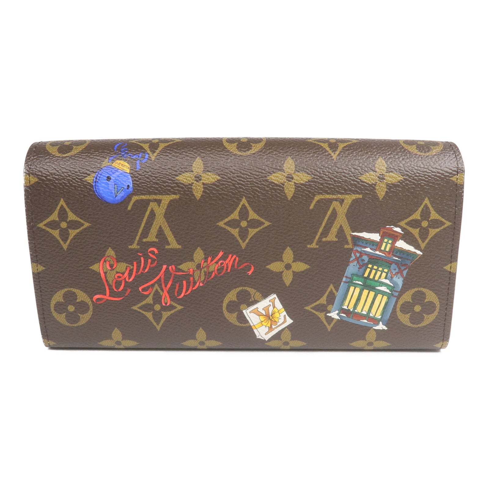 LOUIS VUITTON Monogram Sarah Wallet金扣長錢包