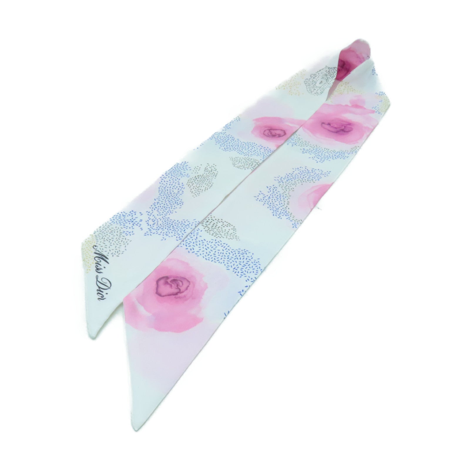 Dior 【激減優惠】聚酯纖維Scarf圍巾白色/粉紅色