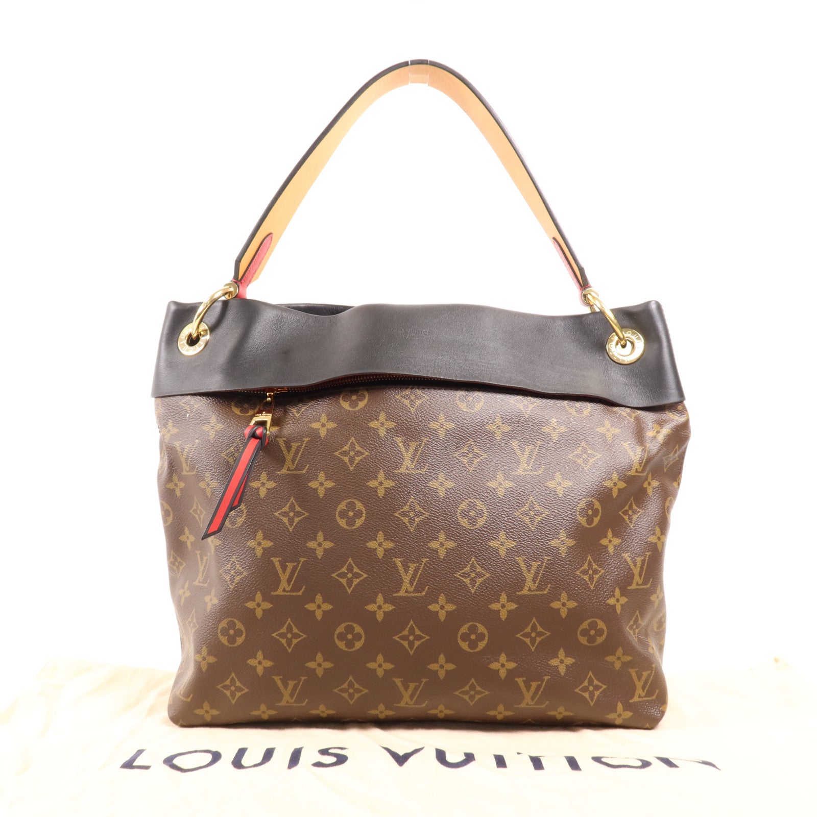 LOUIS VUITTON Monogram Tuileries金扣肩背袋