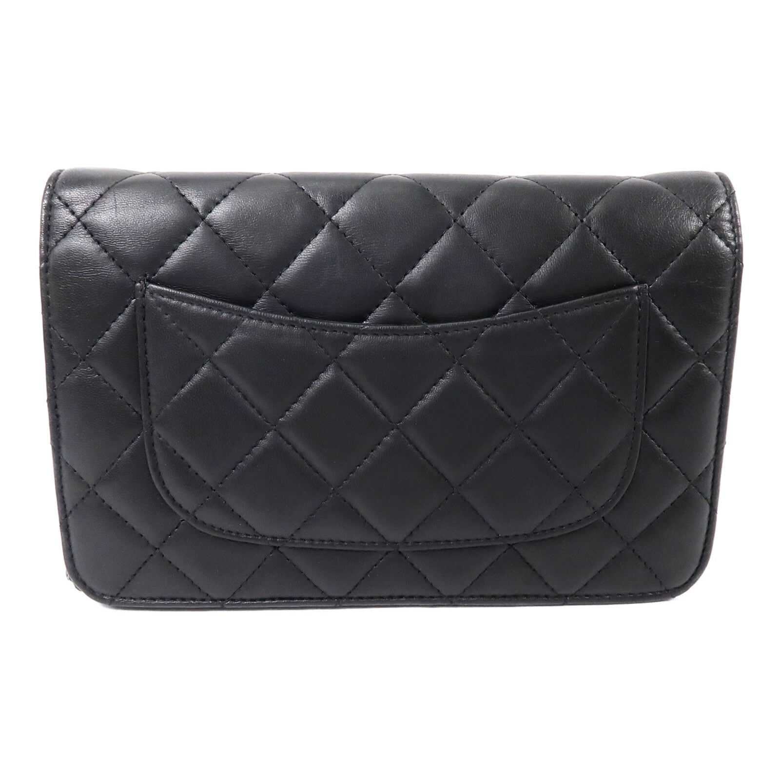 CHANEL 羊皮皮革WOC Wallet On Chain鏈帶肩背袋