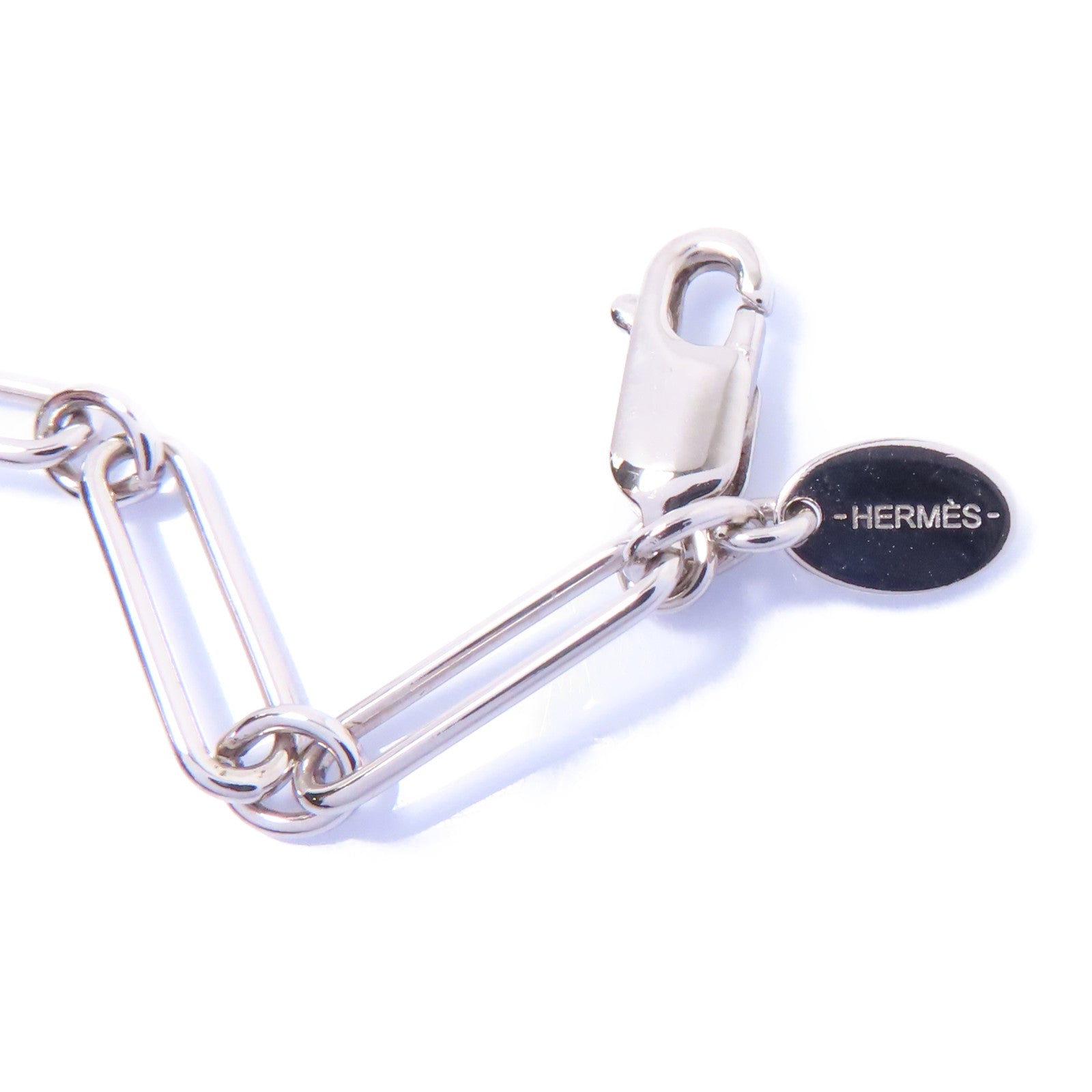 HERMES 【激減優惠】金屬Necklace項鍊銀色