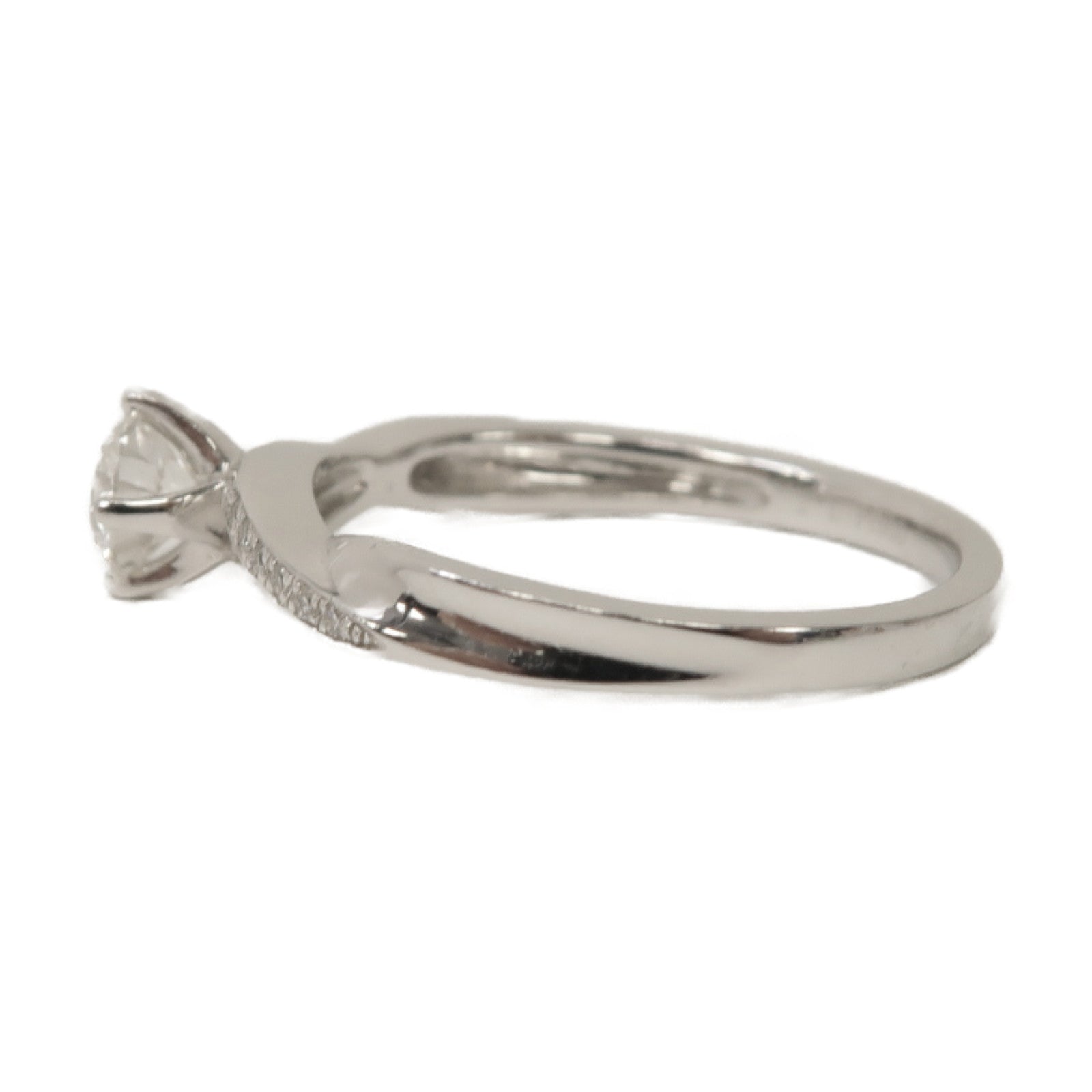 JEWELRY PT900鉑金Platinum Diamond Ring 0.35ct鑽石戒指US#5.75