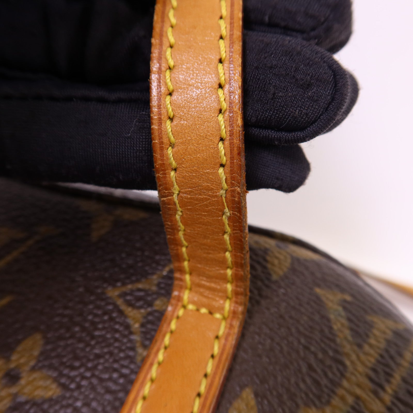 LOUIS VUITTON Monogram Spontini金扣手挽肩背兩用袋棕色
