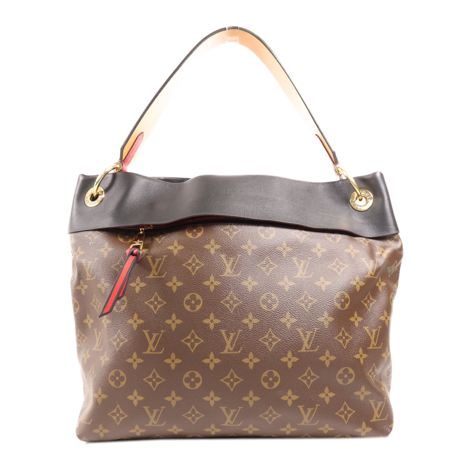 LOUIS VUITTON Monogram Tuileries金扣肩背袋