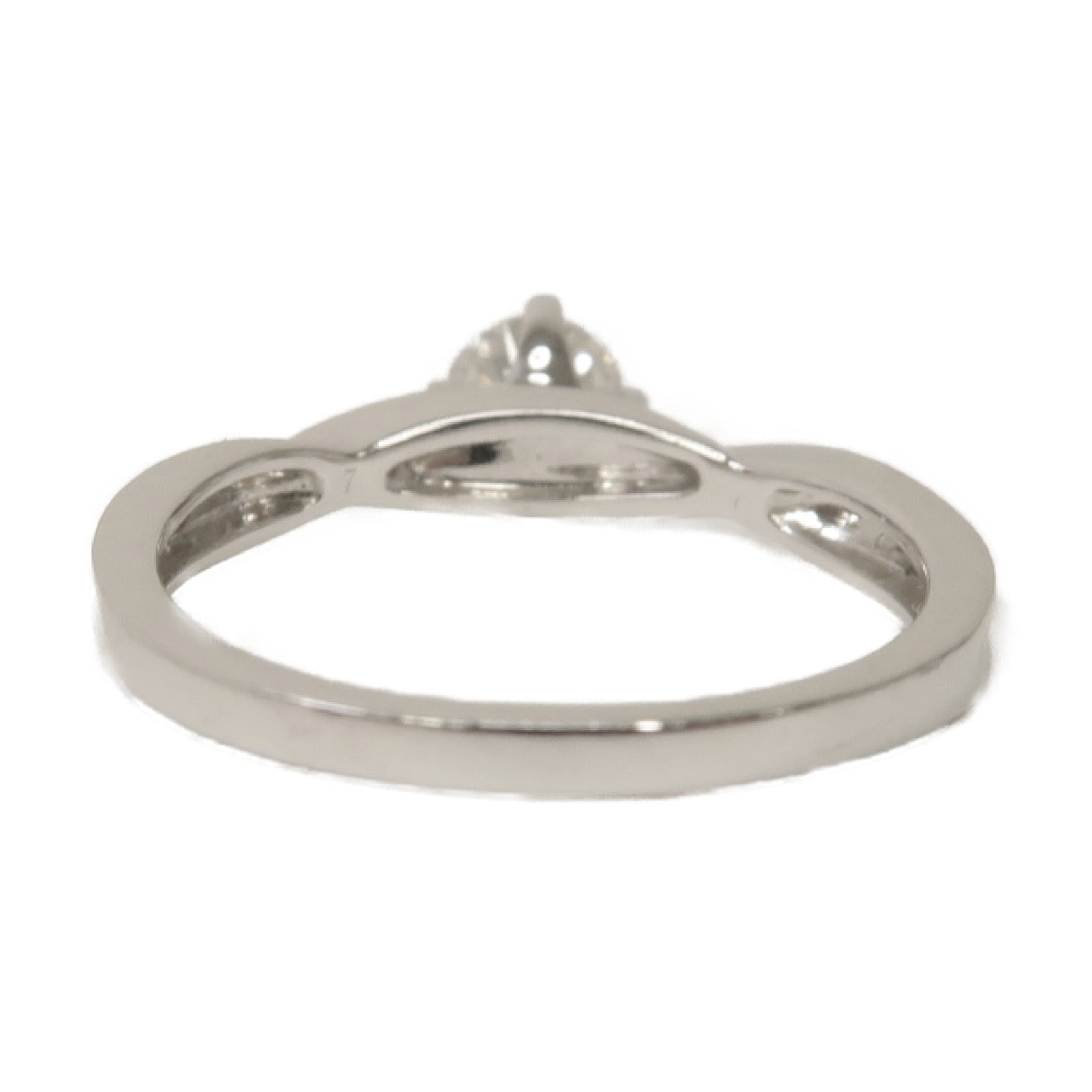 JEWELRY PT900鉑金Platinum Diamond Ring 0.35ct鑽石戒指US#5.75