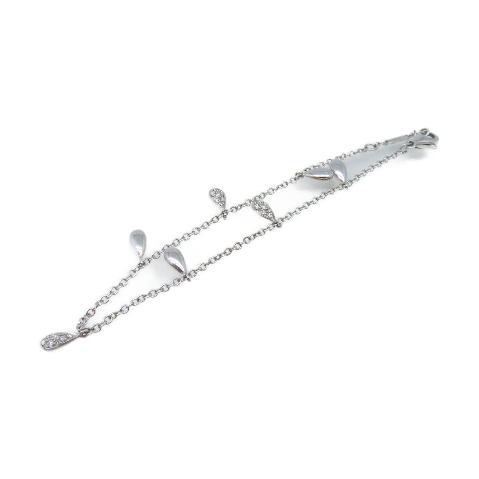 OMEGA 【激減優惠】18K白金/鑽石Diamond Dewdrop Bracelet手鏈