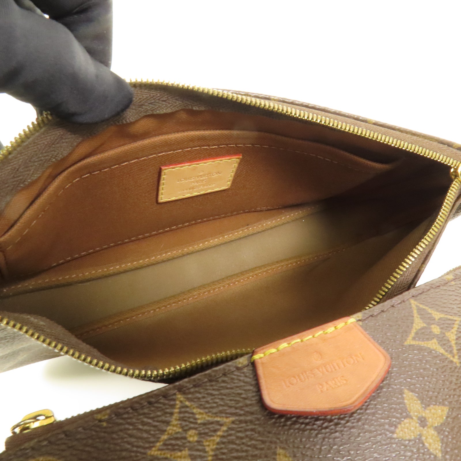 LOUIS VUITTON Monogram Multi Pochette Accessoires金扣肩背袋