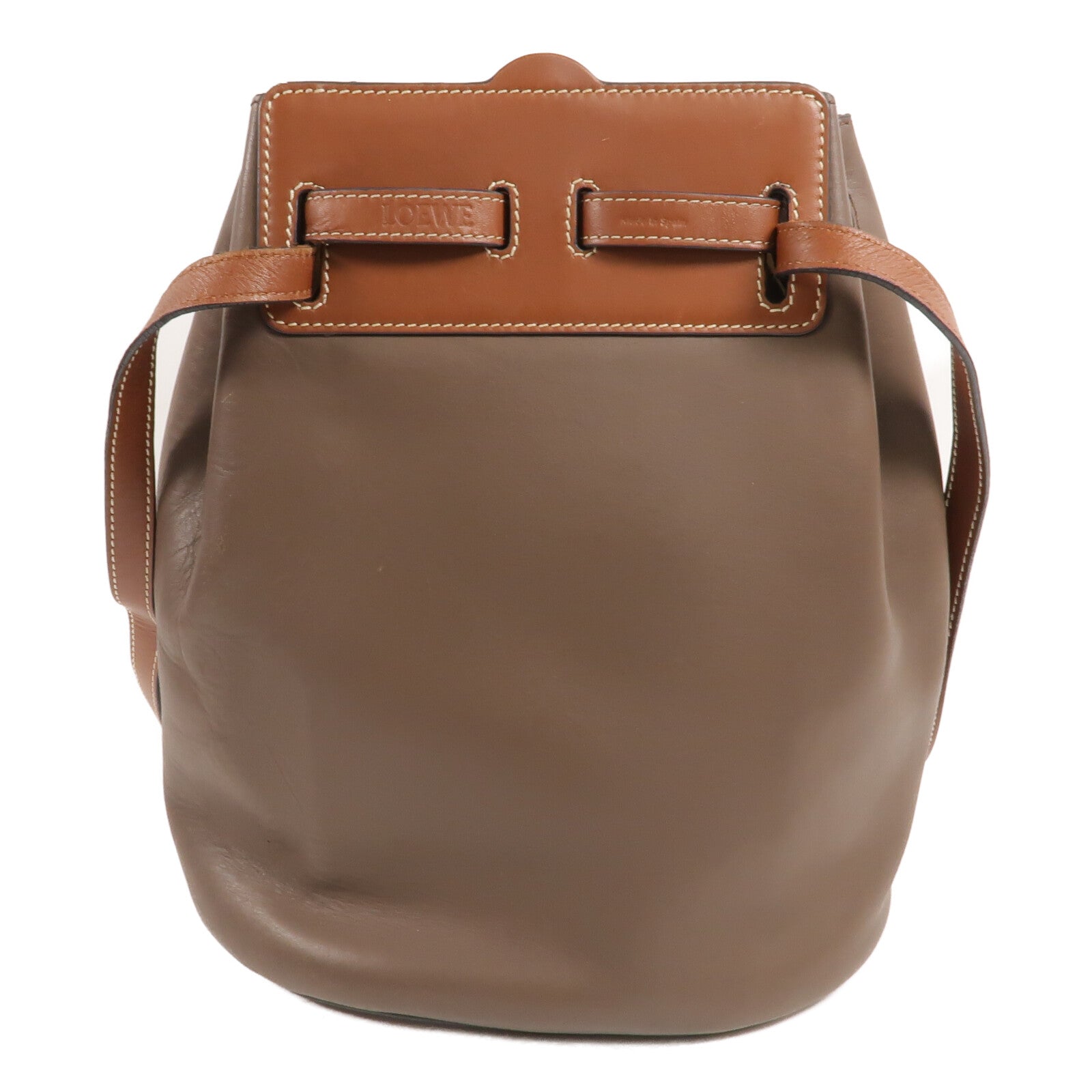 LOEWE 牛皮皮革Lazo Bucket肩背袋