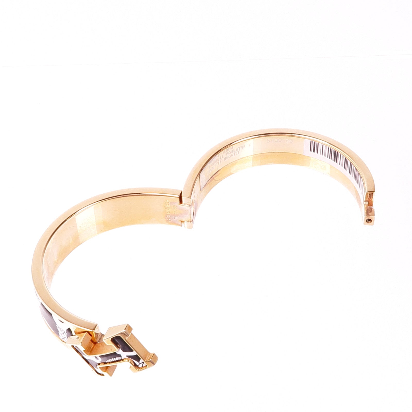 HERMES 金屬/琺瑯Clic-H Bracelet手鐲