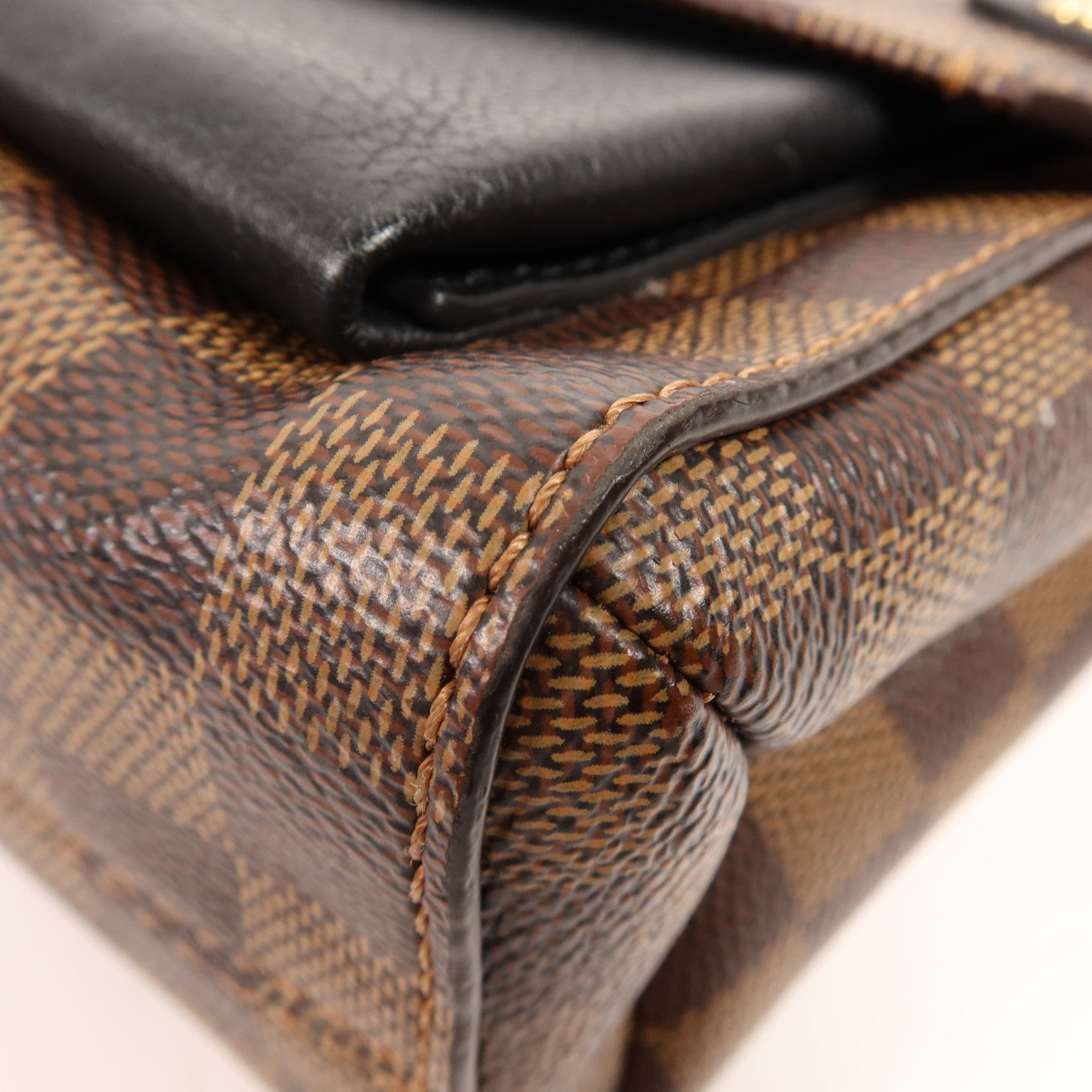 LOUIS VUITTON Damier Vavin PM金扣鏈帶肩背袋