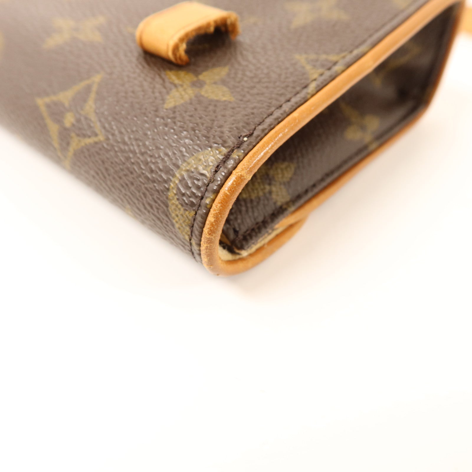 LOUIS VUITTON 【激減優惠】Monogram Pochette Florentine XS金扣腰包