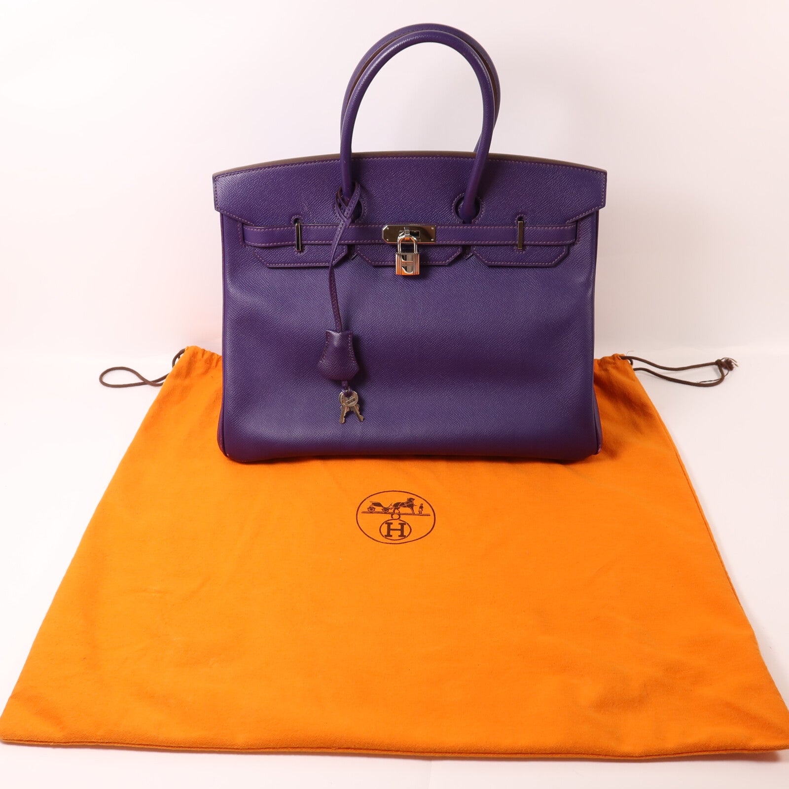 HERMES Epsom皮革Birkin 35手挽袋