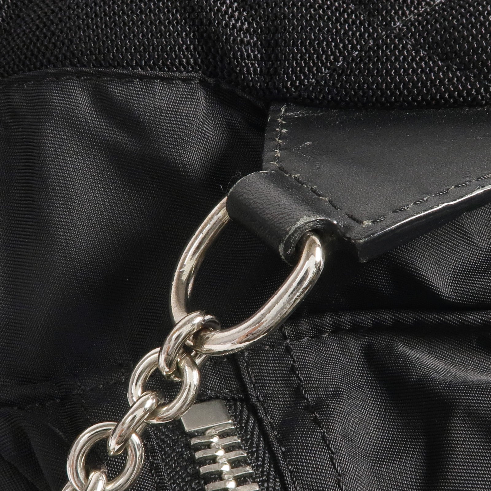 BURBERRY 尼龍Backpack銀扣背包