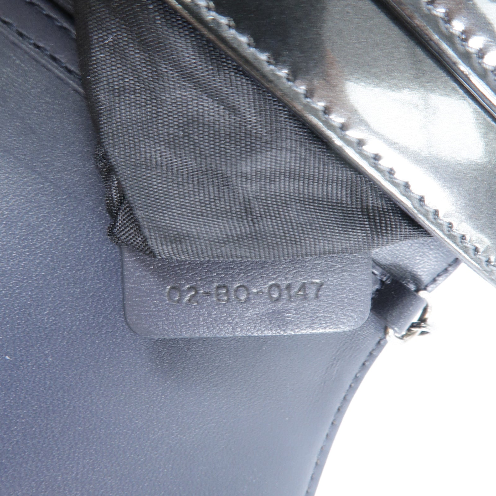 Dior 漆皮皮革Diorama Wallet On Chain鏈帶肩背袋
