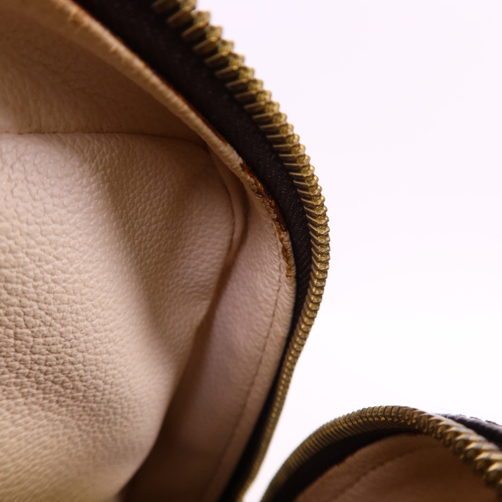 LOUIS VUITTON Monogram Spontini金扣手挽肩背兩用袋棕色