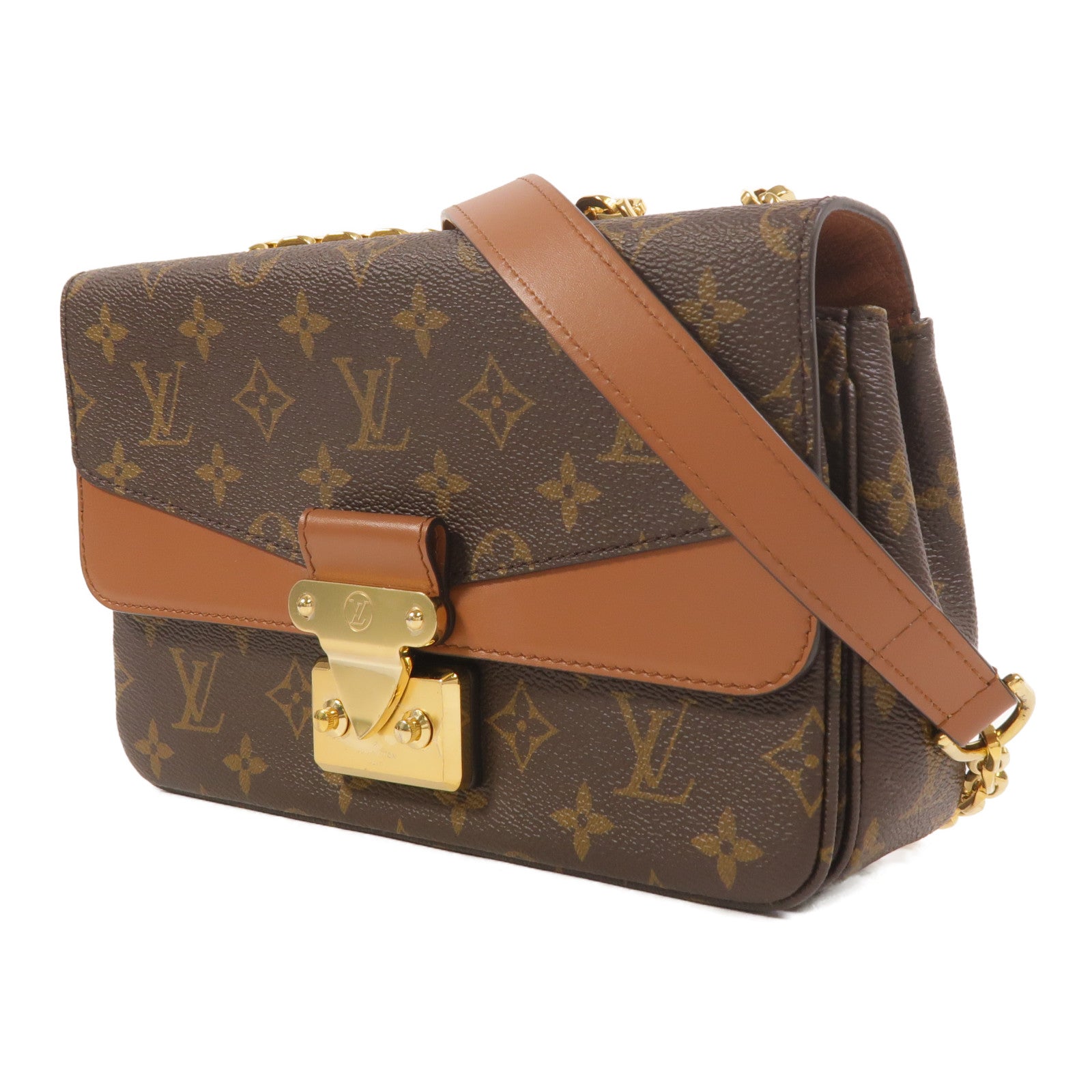LOUIS VUITTON Monogram Marceau鏈帶肩背袋