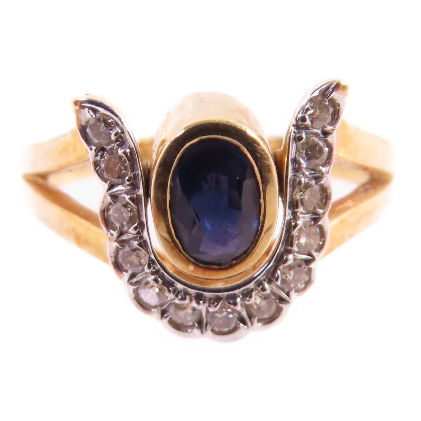 JEWELRY 14K玫瑰金/藍寶石/紅寶石/鑽石Sapphire Ruby Diamond Ring戒指US#5.75