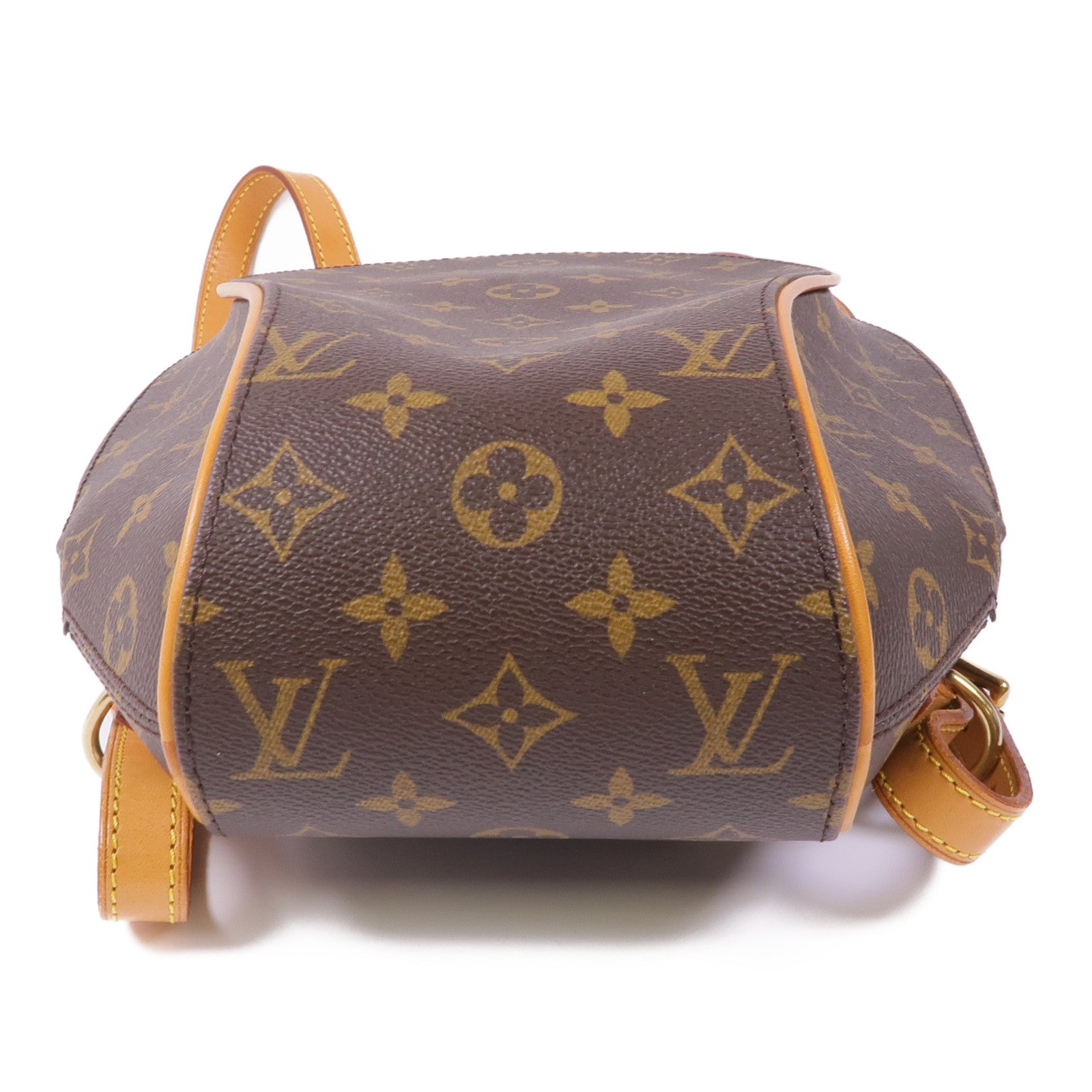 LOUIS VUITTON Monogram Ellipse Sac A Dos Backpack金扣背包棕色