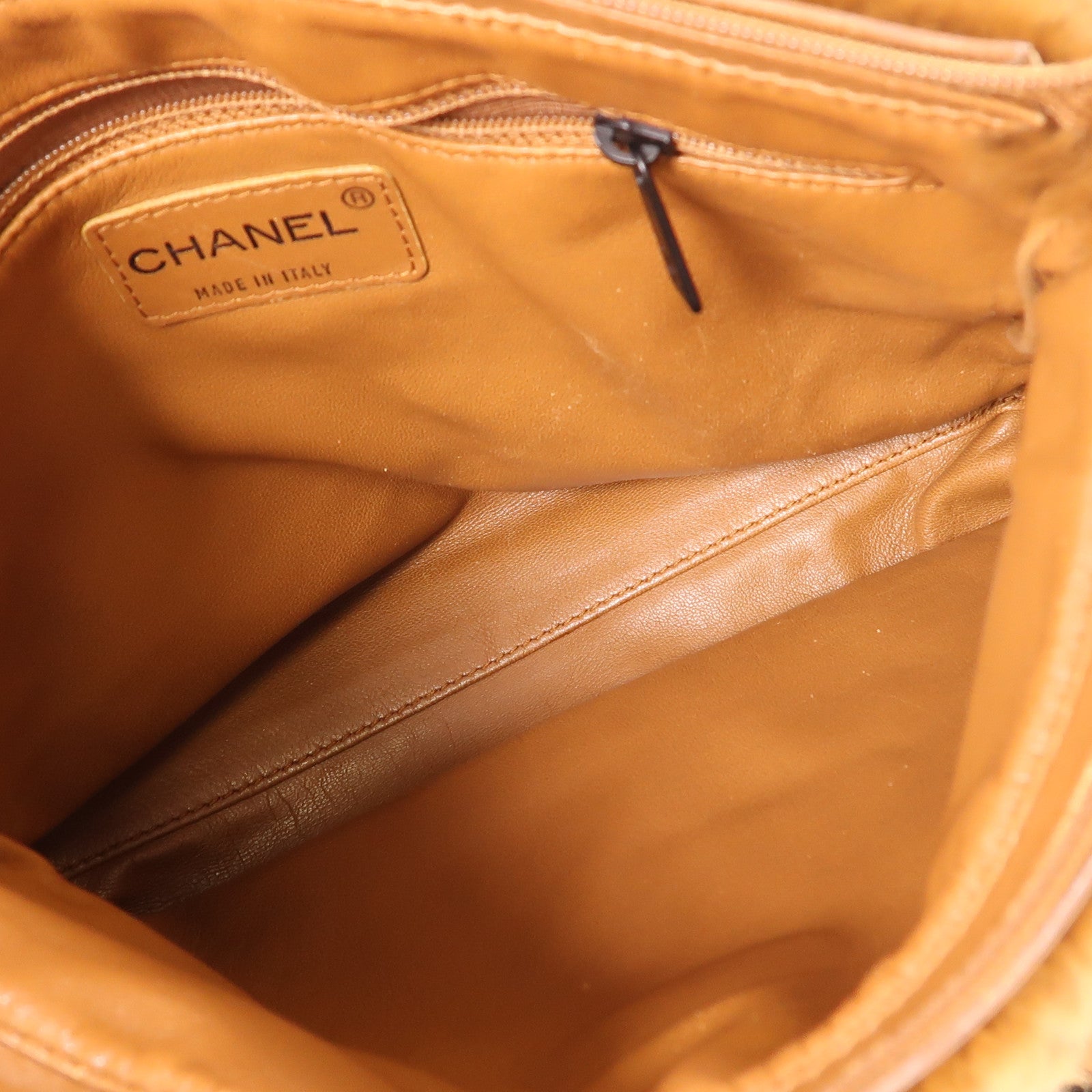 CHANEL 兔毛Vintage Hand Bag鏈帶手挽袋