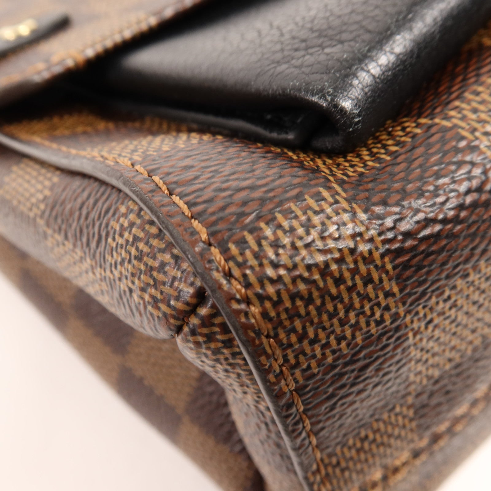 LOUIS VUITTON Damier Vavin PM金扣鏈帶肩背袋