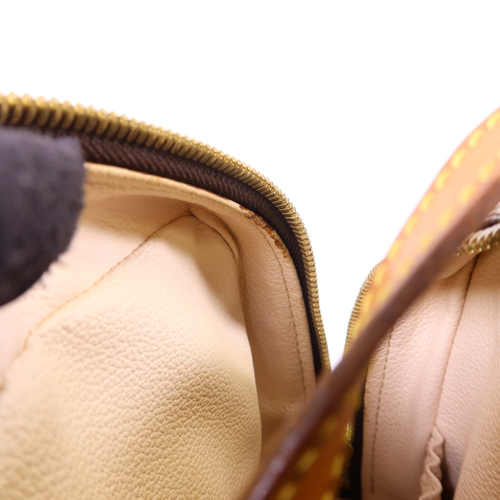 LOUIS VUITTON Monogram Spontini金扣手挽肩背兩用袋棕色