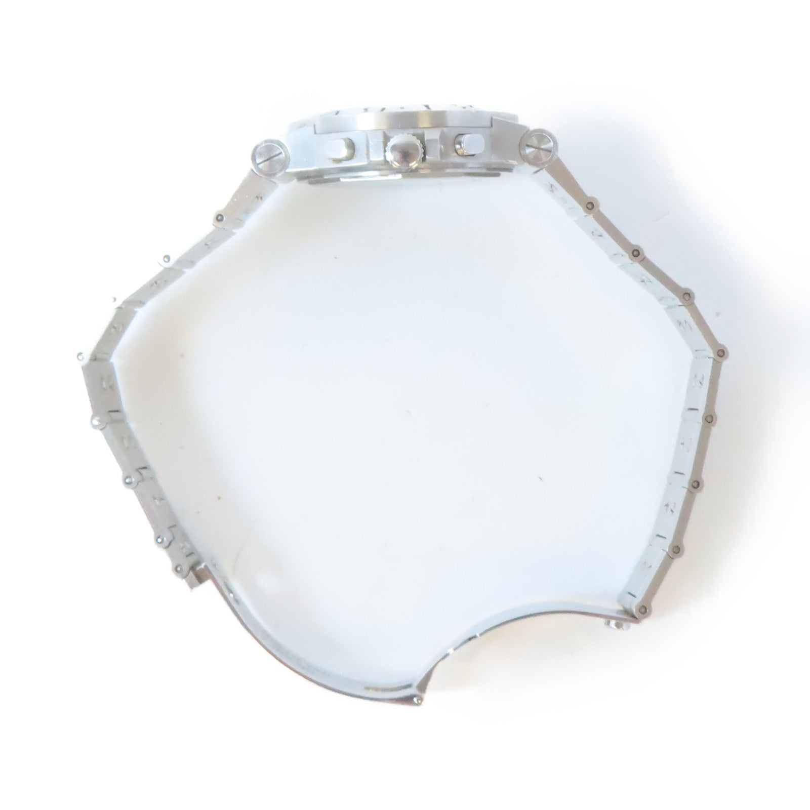 BVLGARI Diagono不鏽鋼手錶自動機芯藍色#18.5cm