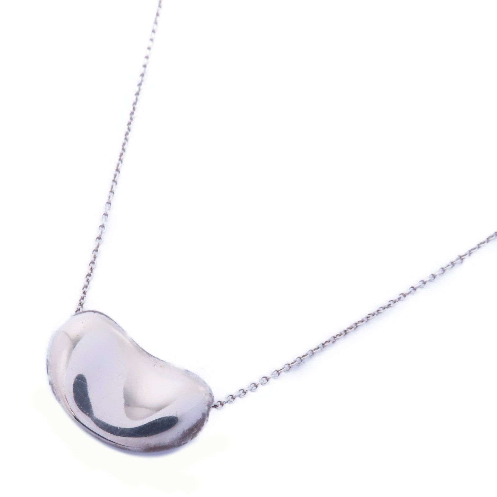 TIFFANY＆CO 925純銀Bean Necklace項鍊