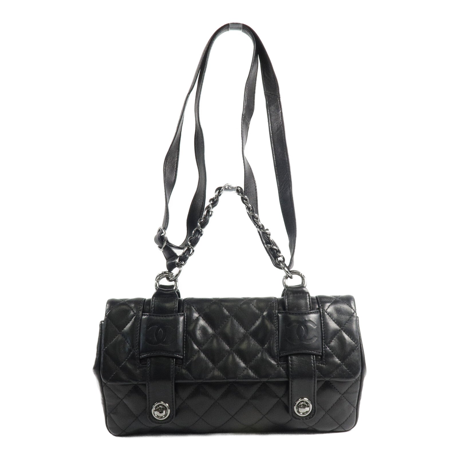 CHANEL 羊皮皮革Vintage 2 Way Shoulder手挽肩背兩用袋