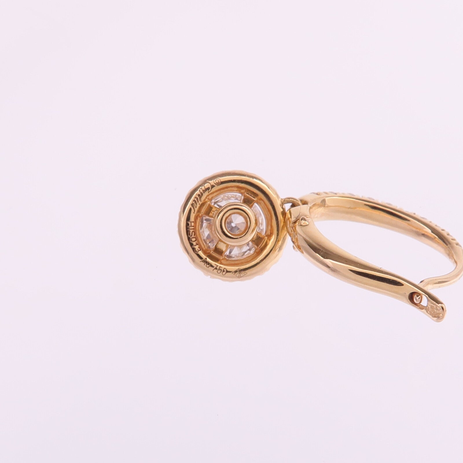 CARTIER 18K玫瑰金Diamond Earrings鑽石耳環