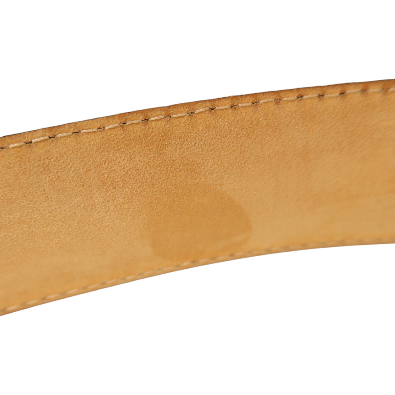 LOUIS VUITTON Monogram Santur Carre Belt 85cm金扣腰帶