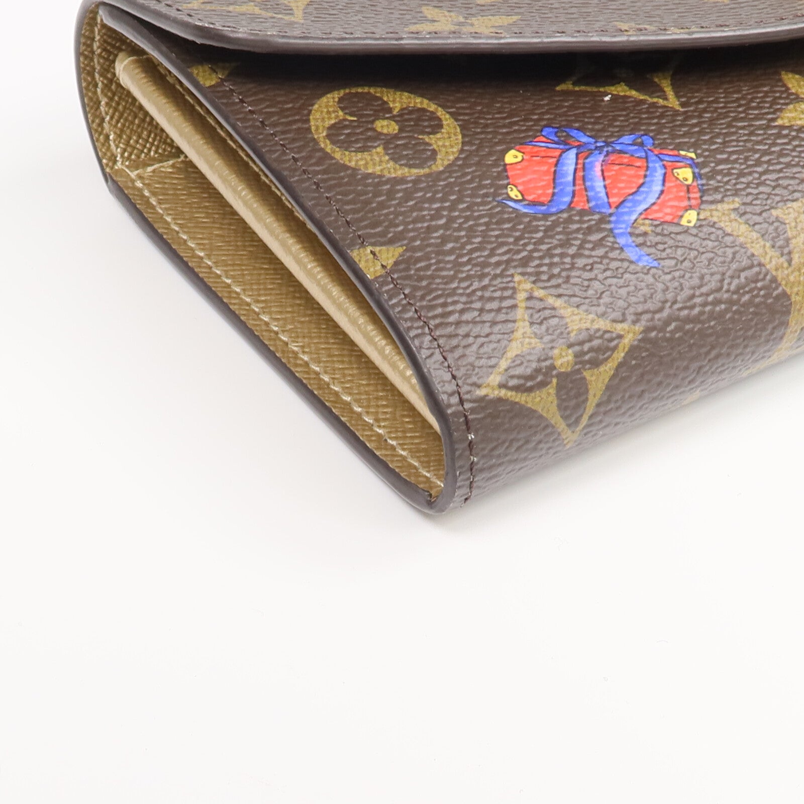 LOUIS VUITTON Monogram Sarah Wallet金扣長錢包