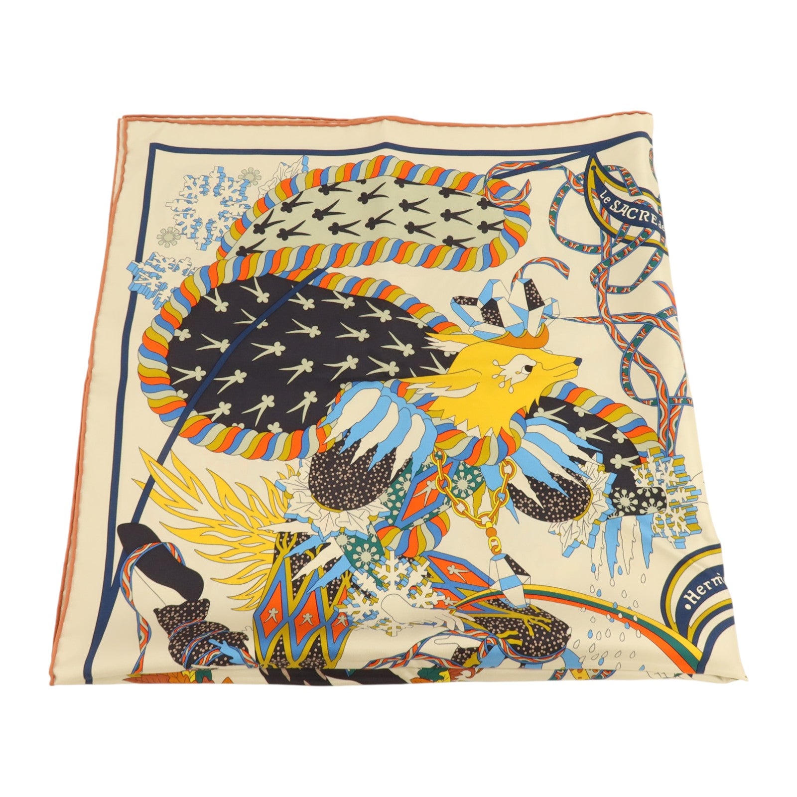 HERMES 絲質Scarf 90x90cm絲巾