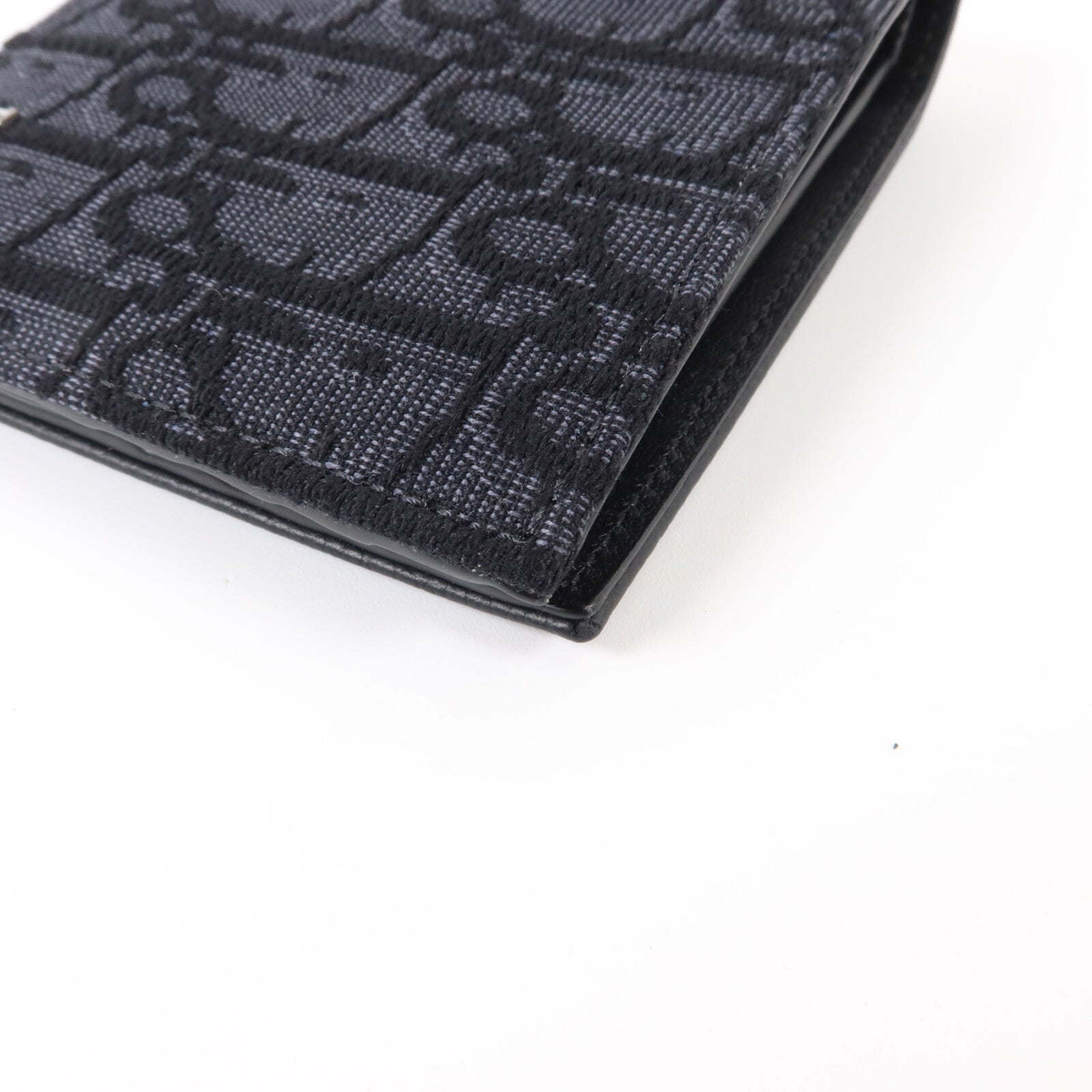 Dior 帆布/牛皮皮革Saddle Bifold Wallet錢包