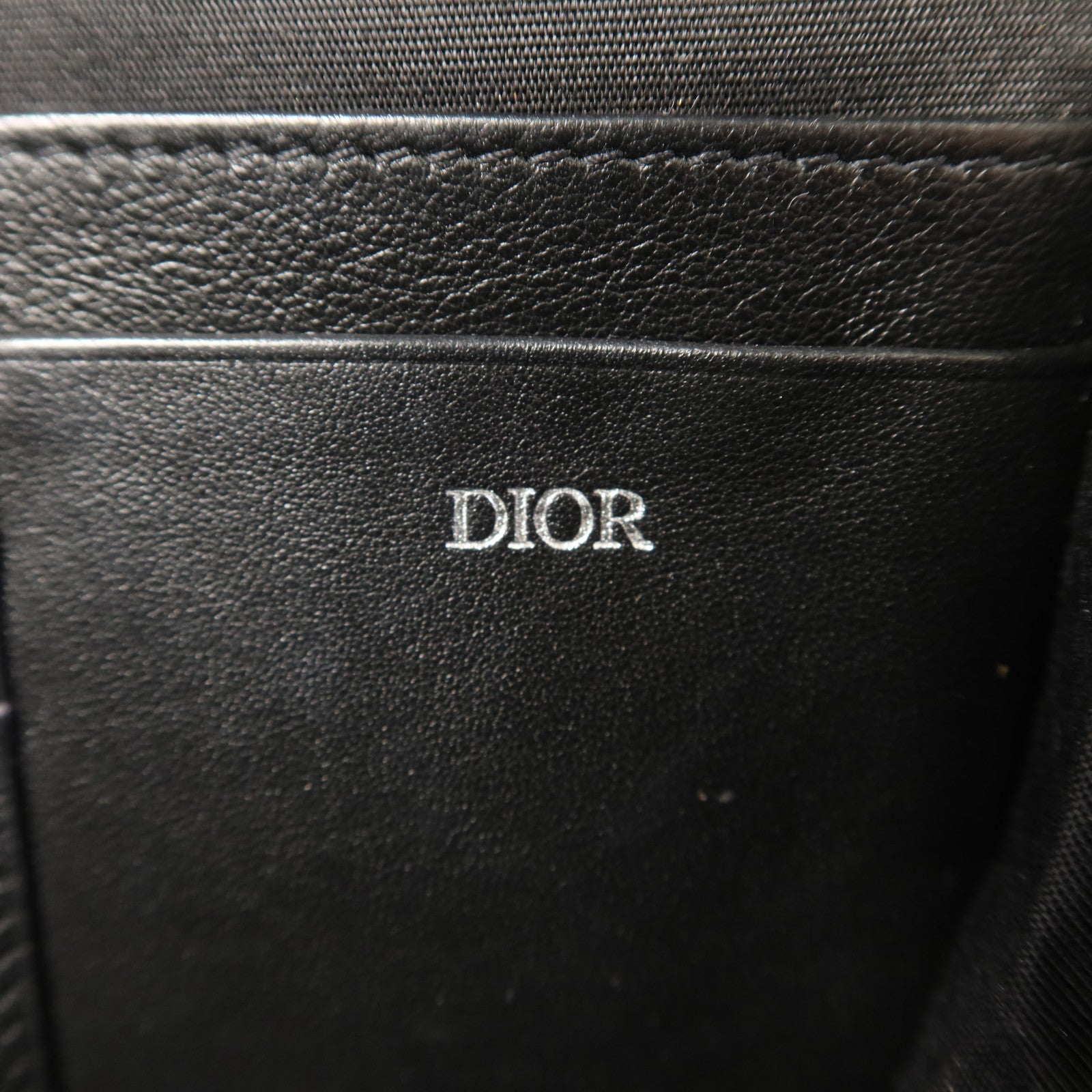 Dior 牛皮皮革Shoulder Bag銀扣肩背袋