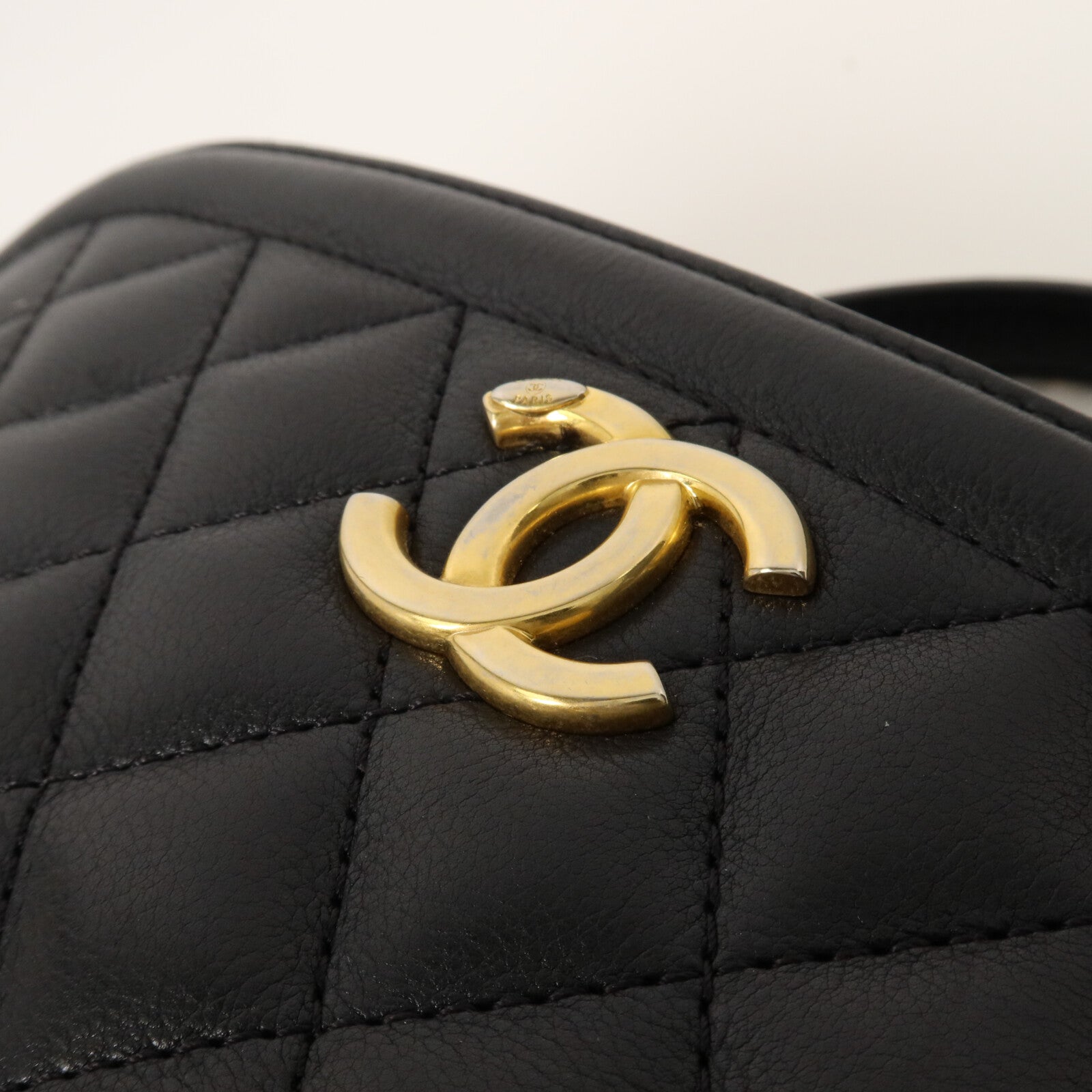 CHANEL 牛皮皮革Shoulder Bag With Handle鏈帶手挽肩背兩用袋