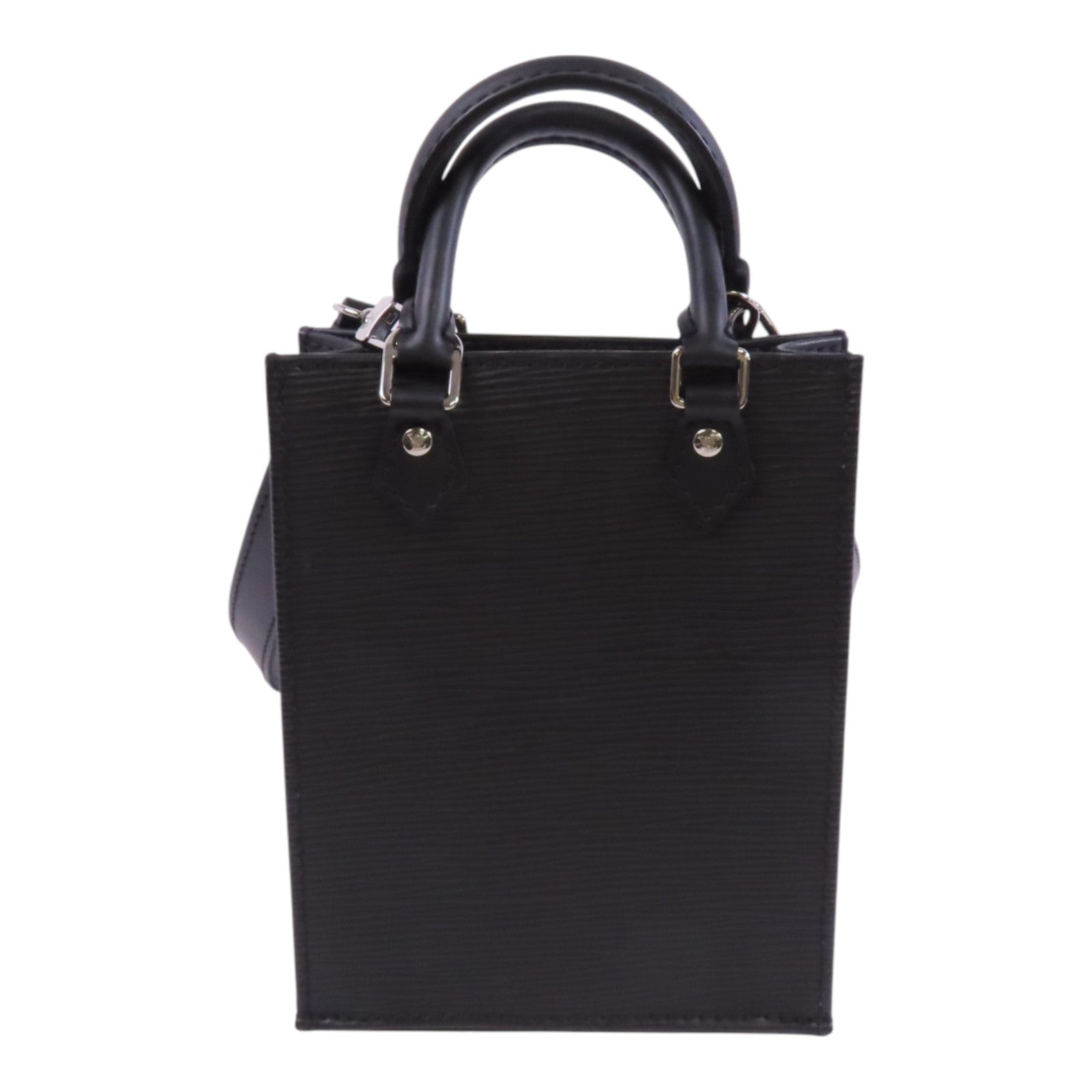 LOUIS VUITTON 【激減優惠】Epi Leather Petit Sac Plat銀扣手挽肩背兩用袋