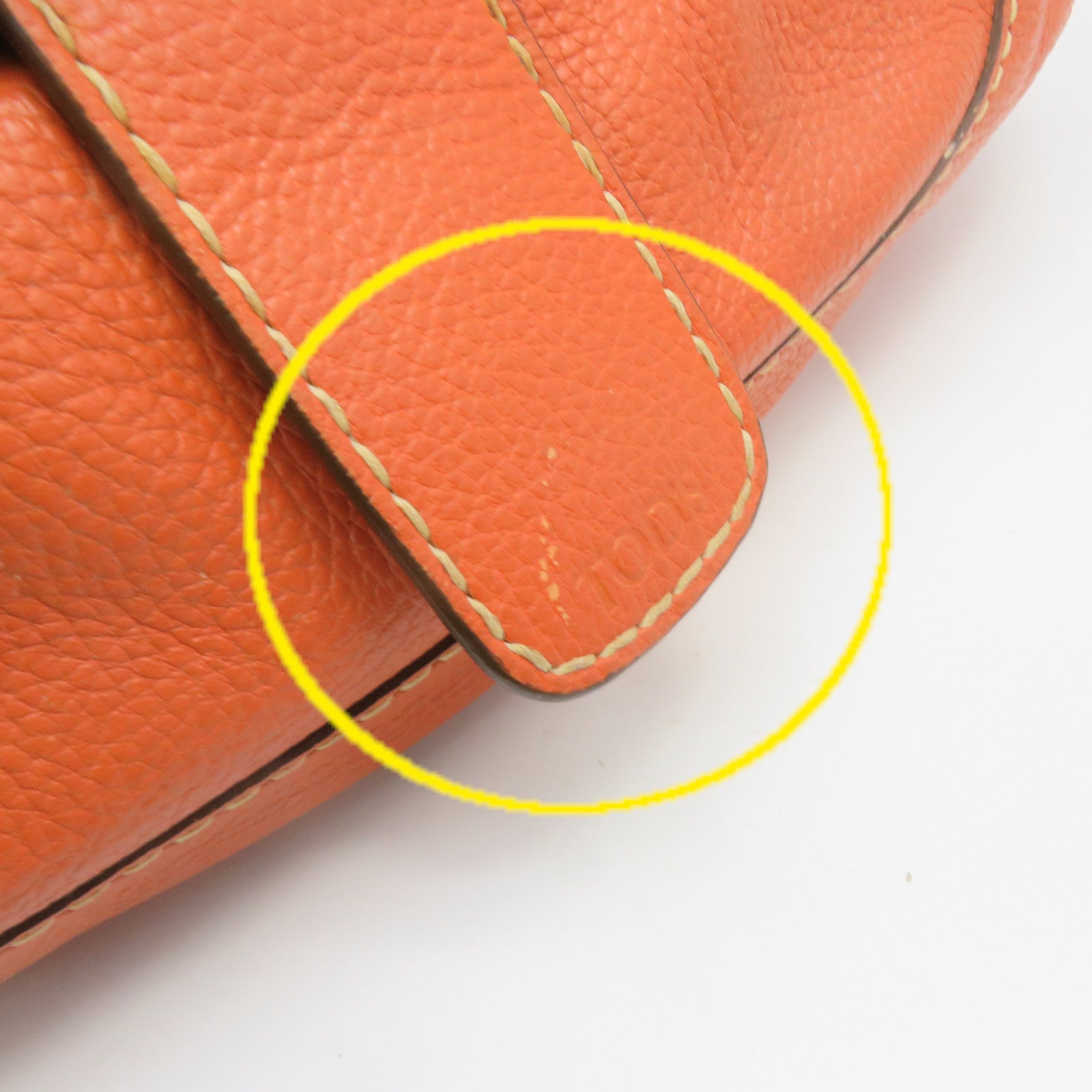 TOD’S 【激減優惠】牛皮皮革Shoulder Bag肩背袋橙色