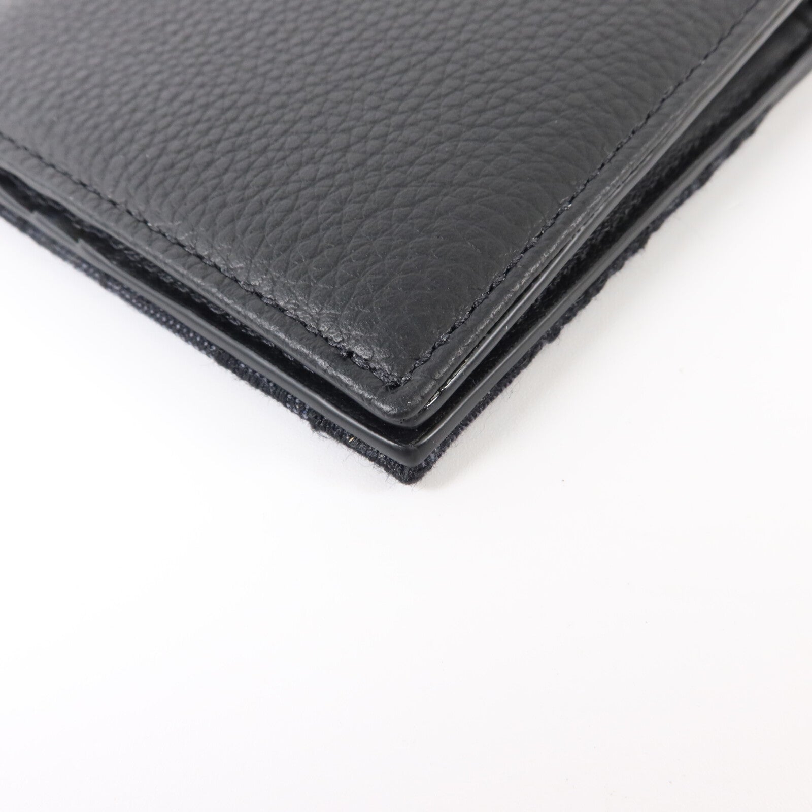 Dior 帆布/牛皮皮革Saddle Bifold Wallet錢包