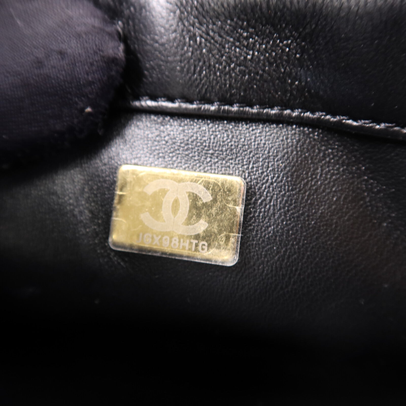 CHANEL 羊皮皮革Chain Shoulder Bag金扣鏈帶手挽肩背兩用袋