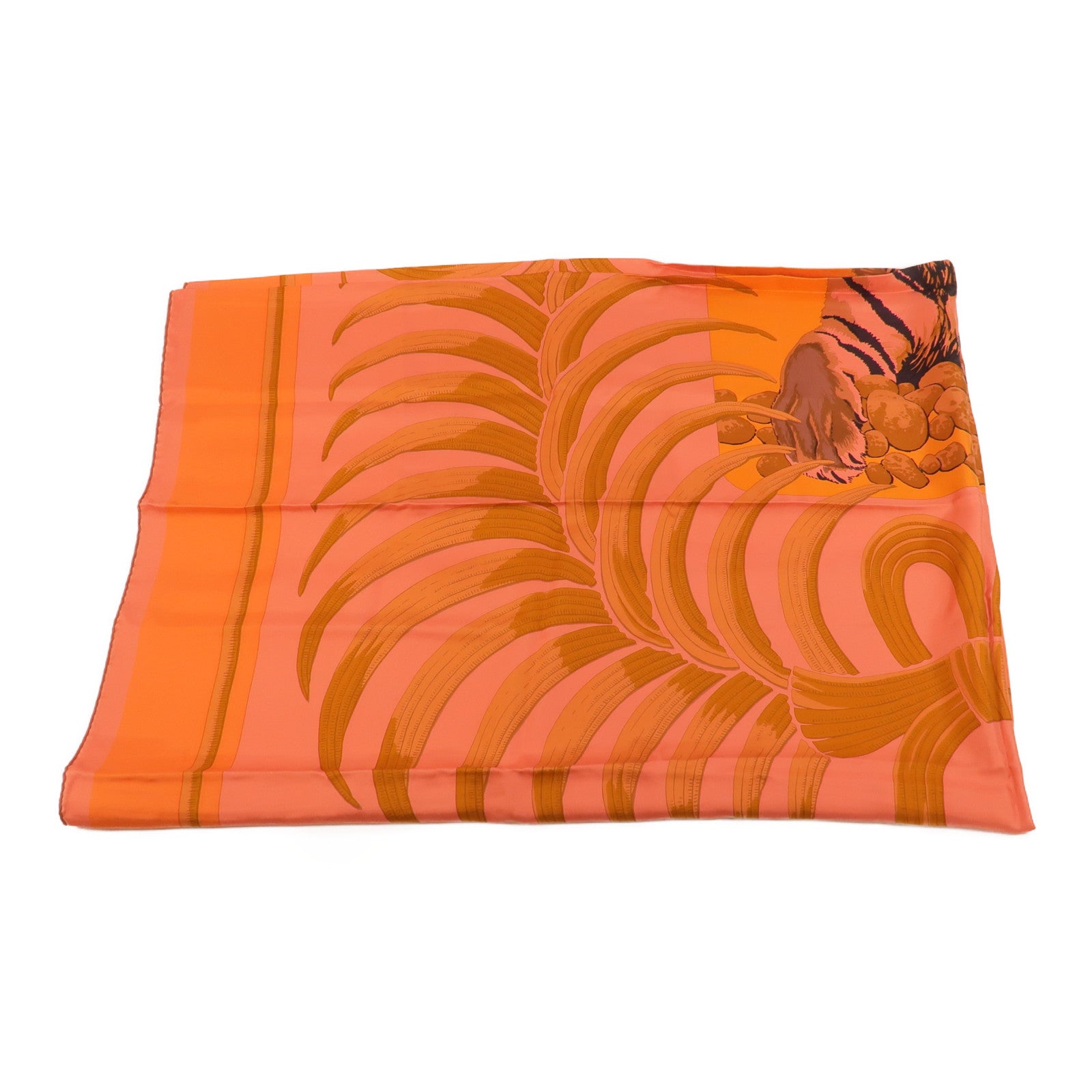 HERMES 絲質Hermes Tigre Royal Dip Dye Scarf 140圍巾