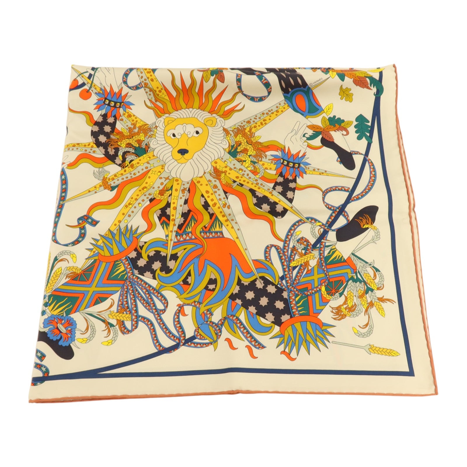HERMES 絲質Scarf 90x90cm絲巾