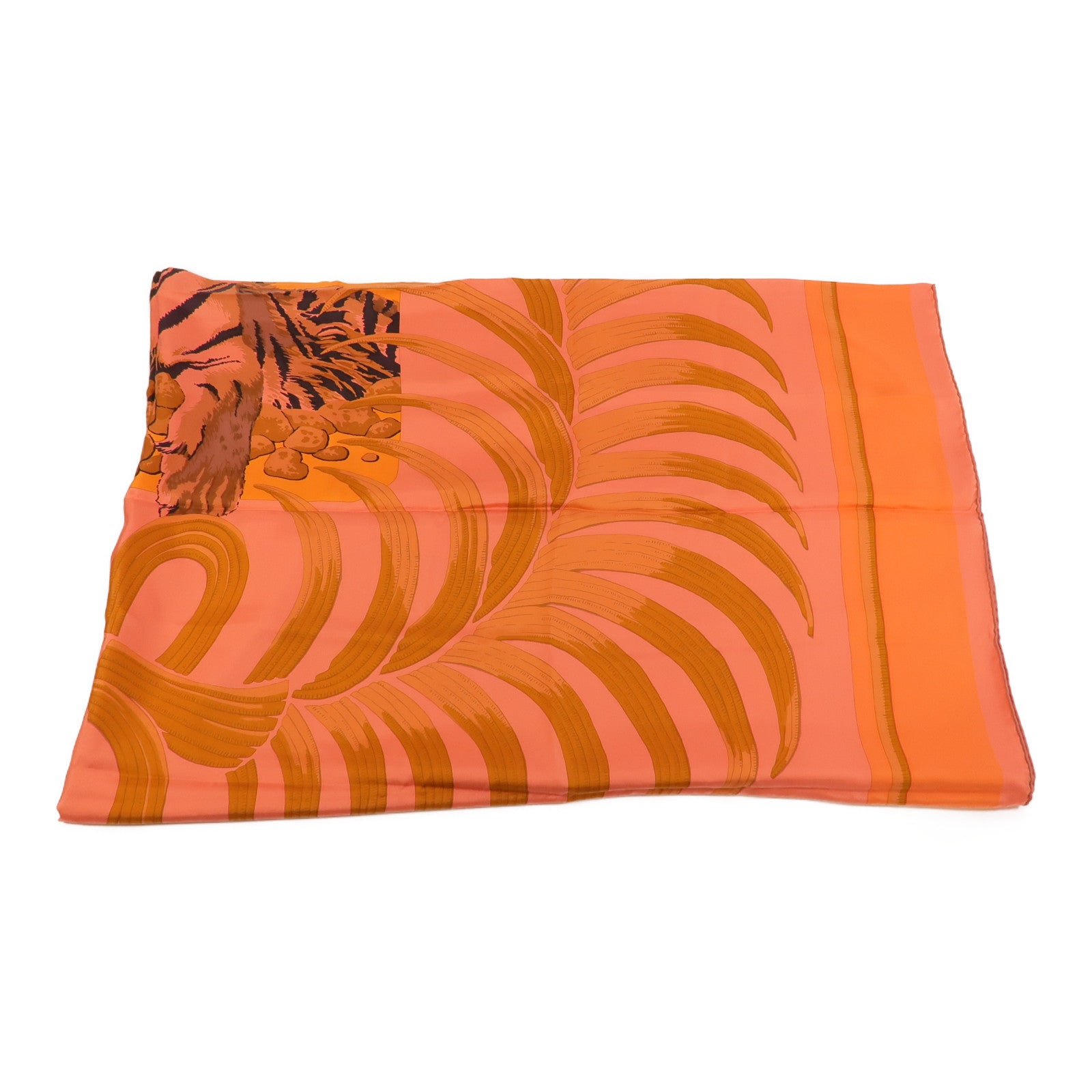 HERMES 絲質Hermes Tigre Royal Dip Dye Scarf 140圍巾