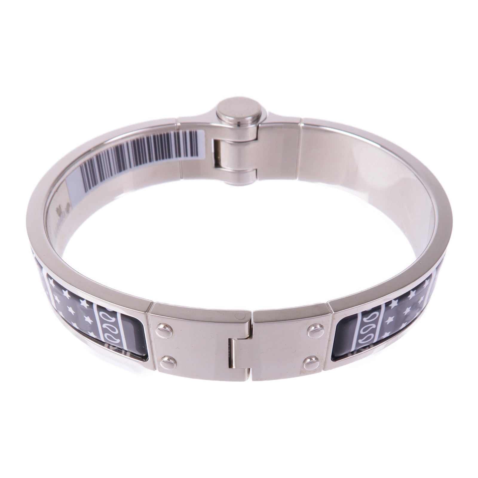 HERMES 金屬/琺瑯Charniere Bracelet手鐲