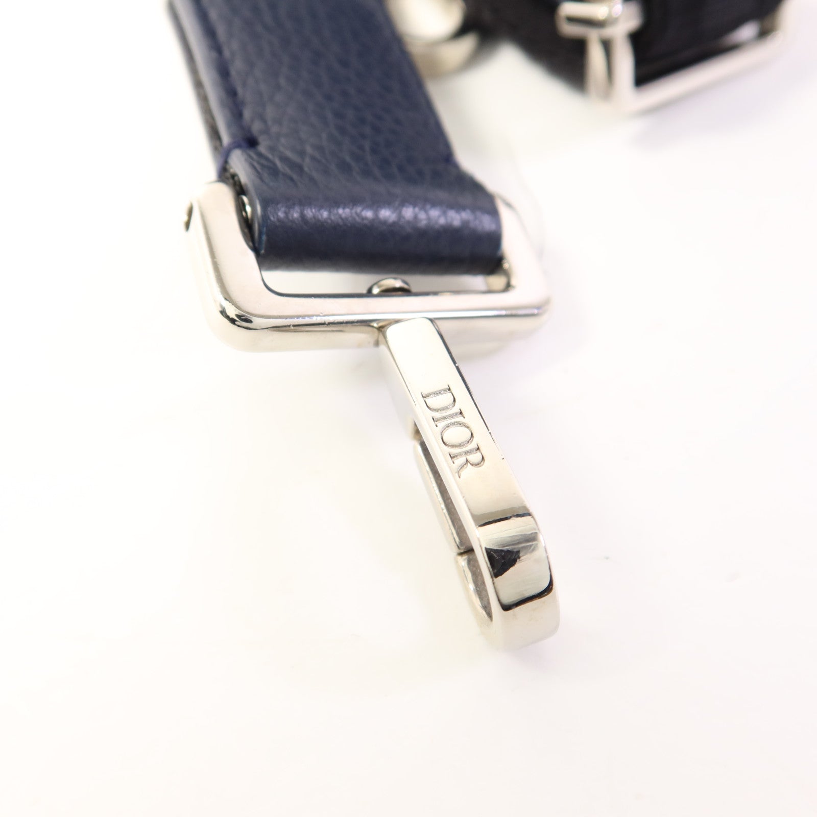 Dior 牛皮皮革Shoulder Bag銀扣肩背袋