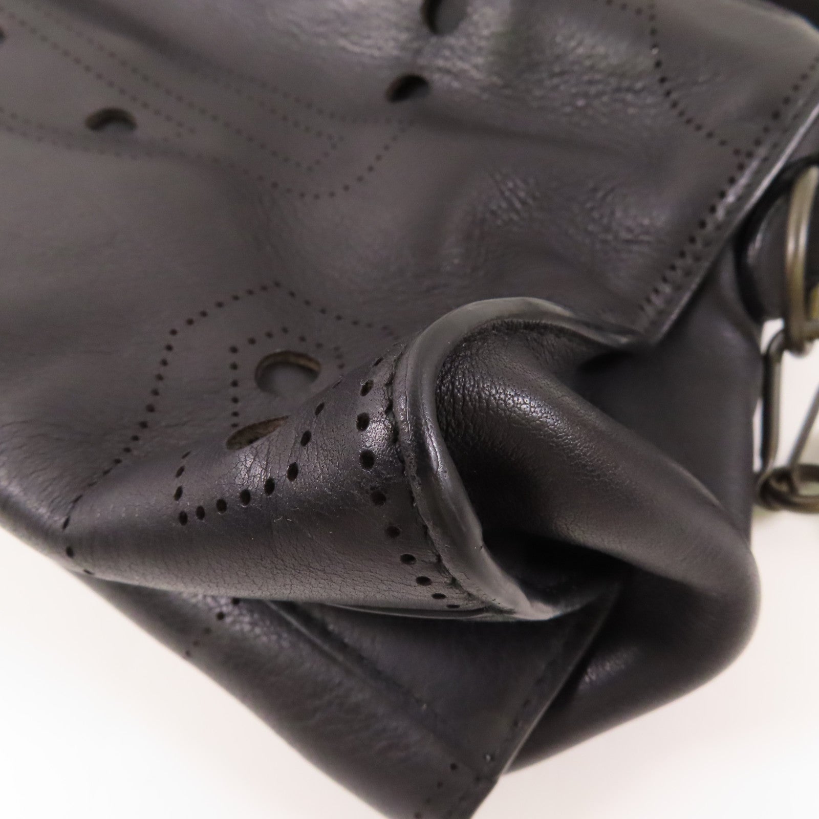 BALENCIAGA 牛皮皮革Blackout City手挽肩背兩用袋