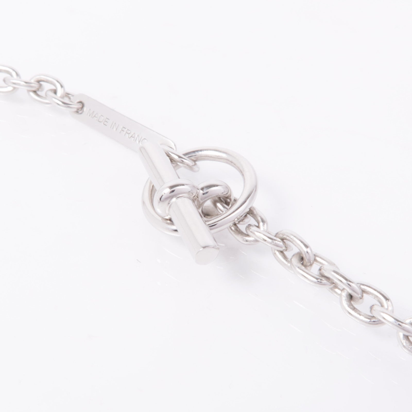 HERMES 金屬/水牛角Carrousel Necklace項鍊